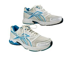 Reebok DMX Ride Sneakers Womens 10 Blue White Athletic Running Shoes 103370662